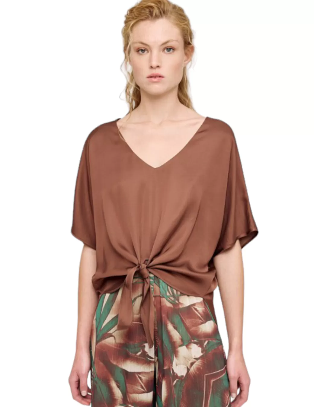 Cheap Access Blusa 43-2023-100 Marron