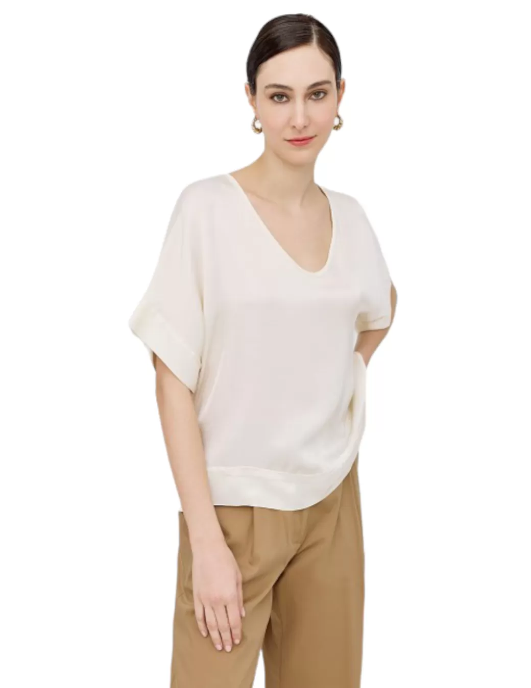 New Access Blusa 43-8015 Crudo Beige