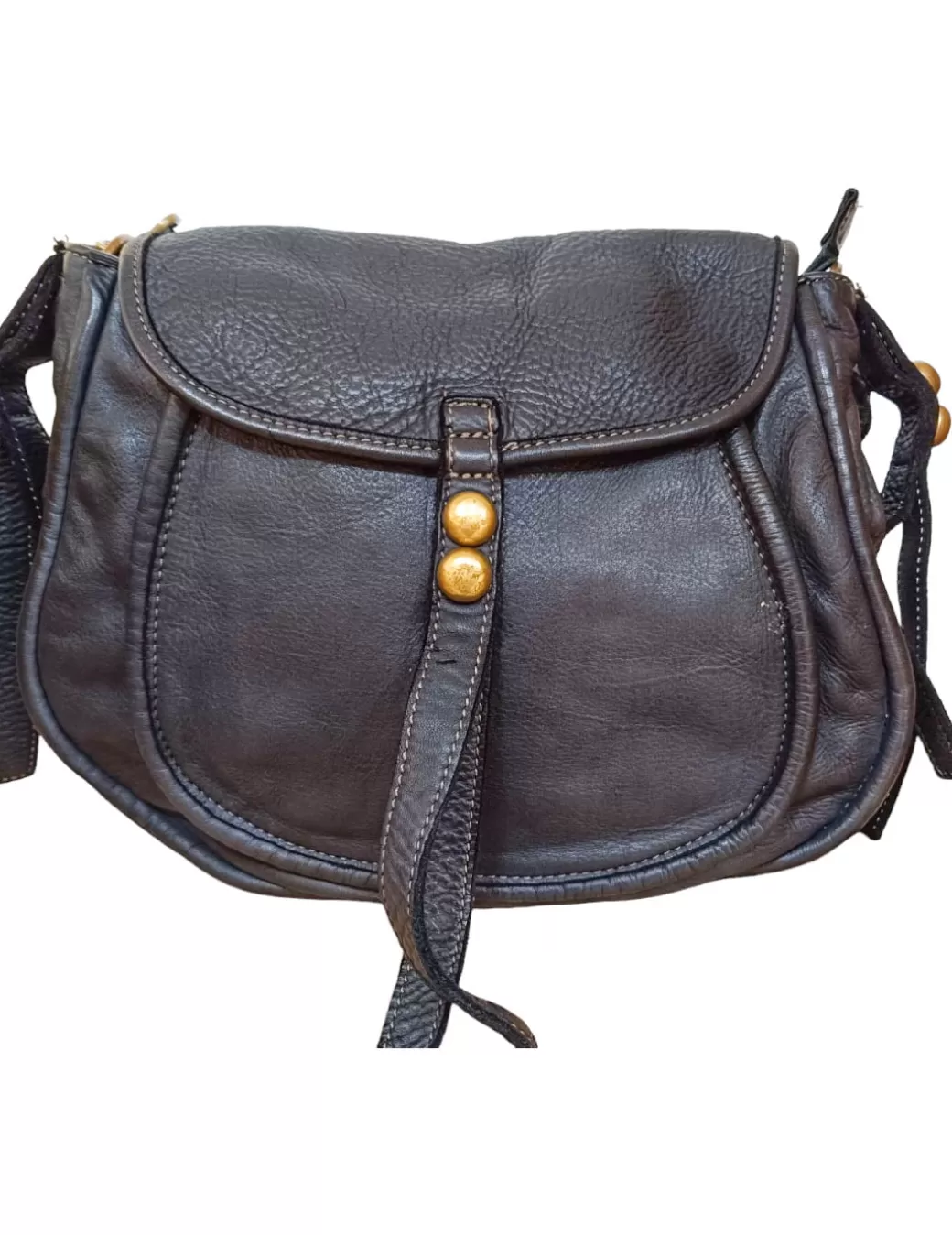 Cheap Leather country Bolso Bandolera De Piel 6095082 Negro