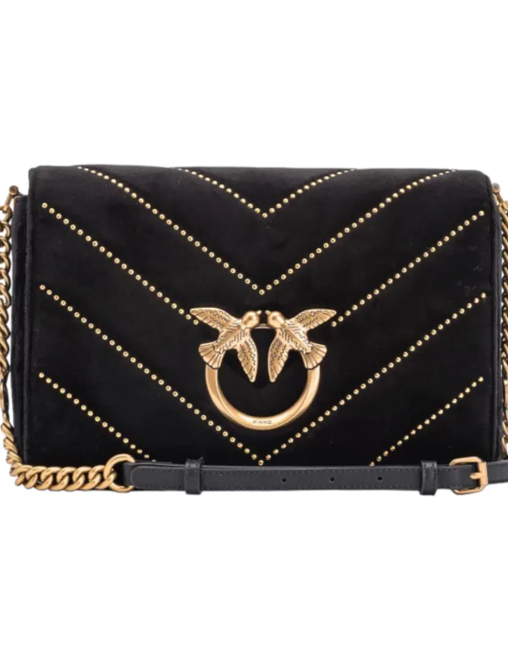 New Pinko Bolso Love Click Classic Negro