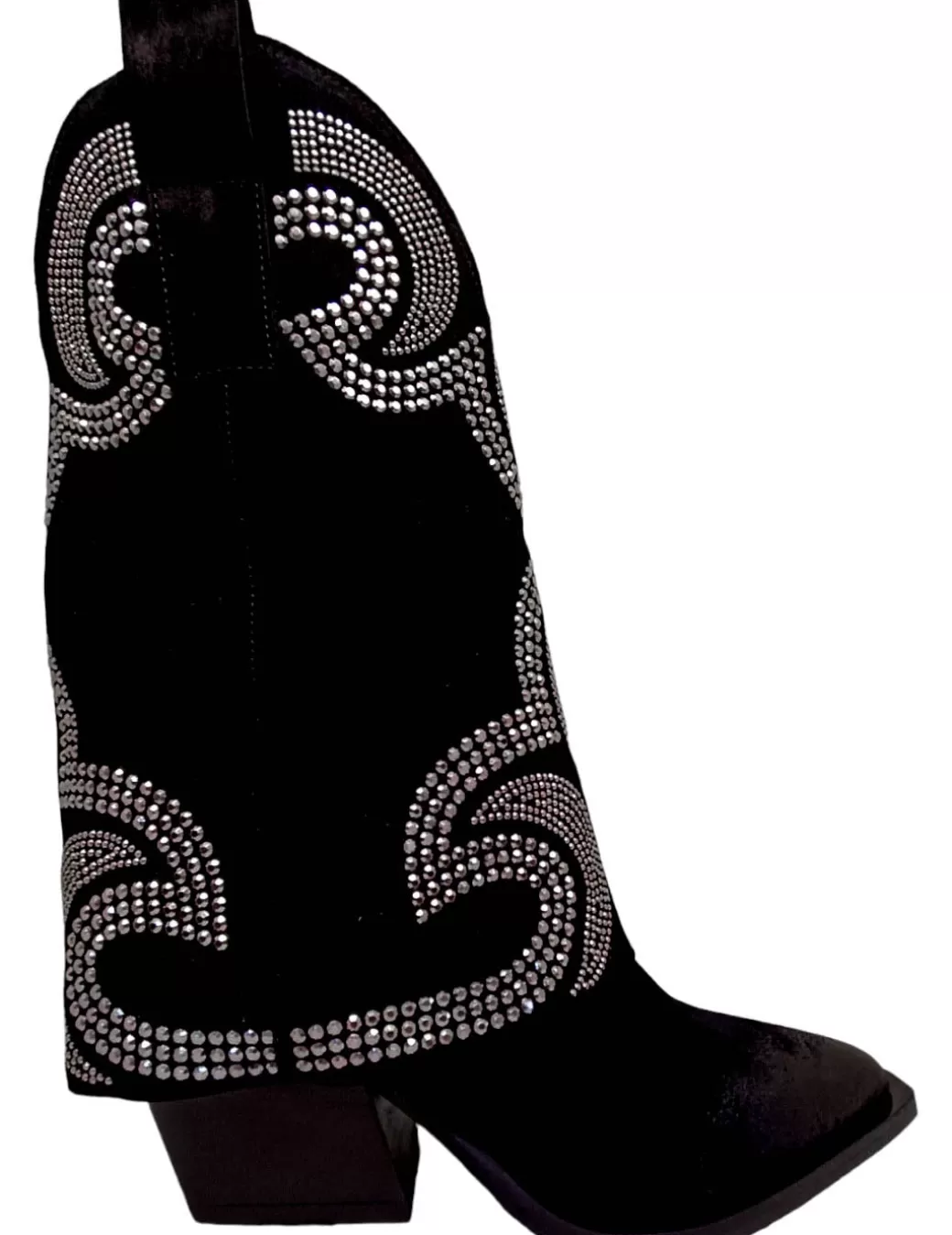 Hot SpazioM Bota Campera Tachuelas M69 Negro