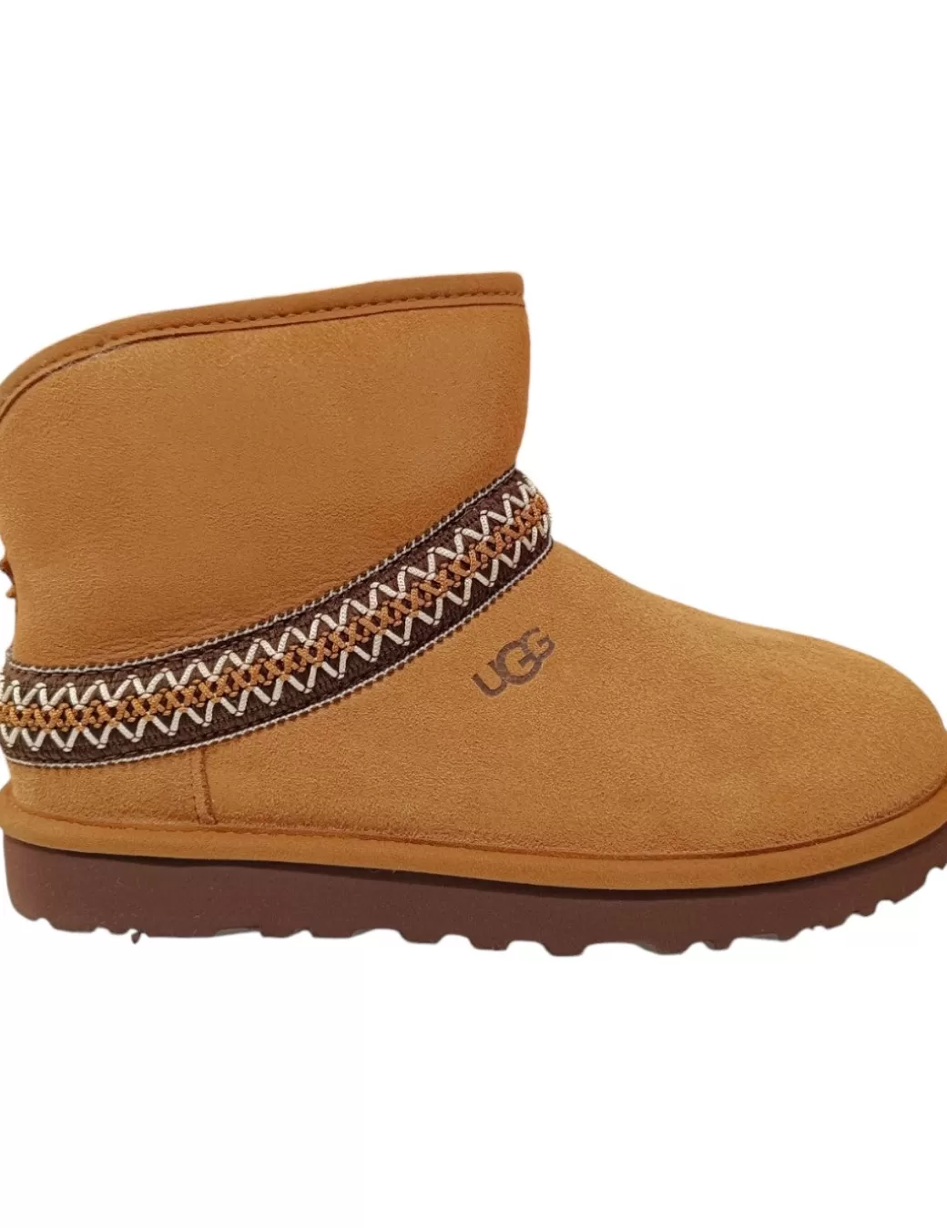 Discount UGG Bota Classic Mini Crescent Camel Beige