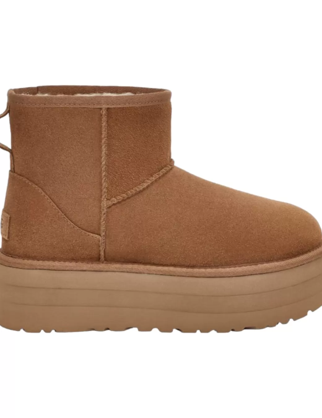 Fashion UGG Bota Classic Mini Platform Chestnut