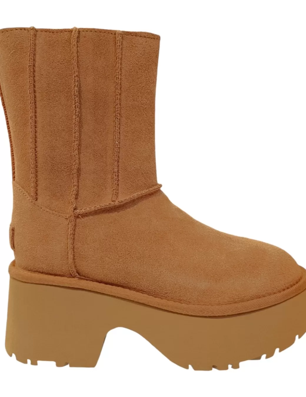 Discount UGG Bota Classic Twin Seam New Camel Beige