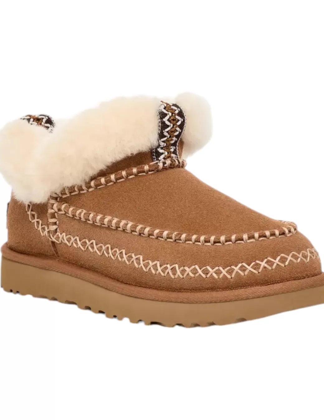 Cheap UGG Bota Classic Ultra Mini Alpine Camel Beige