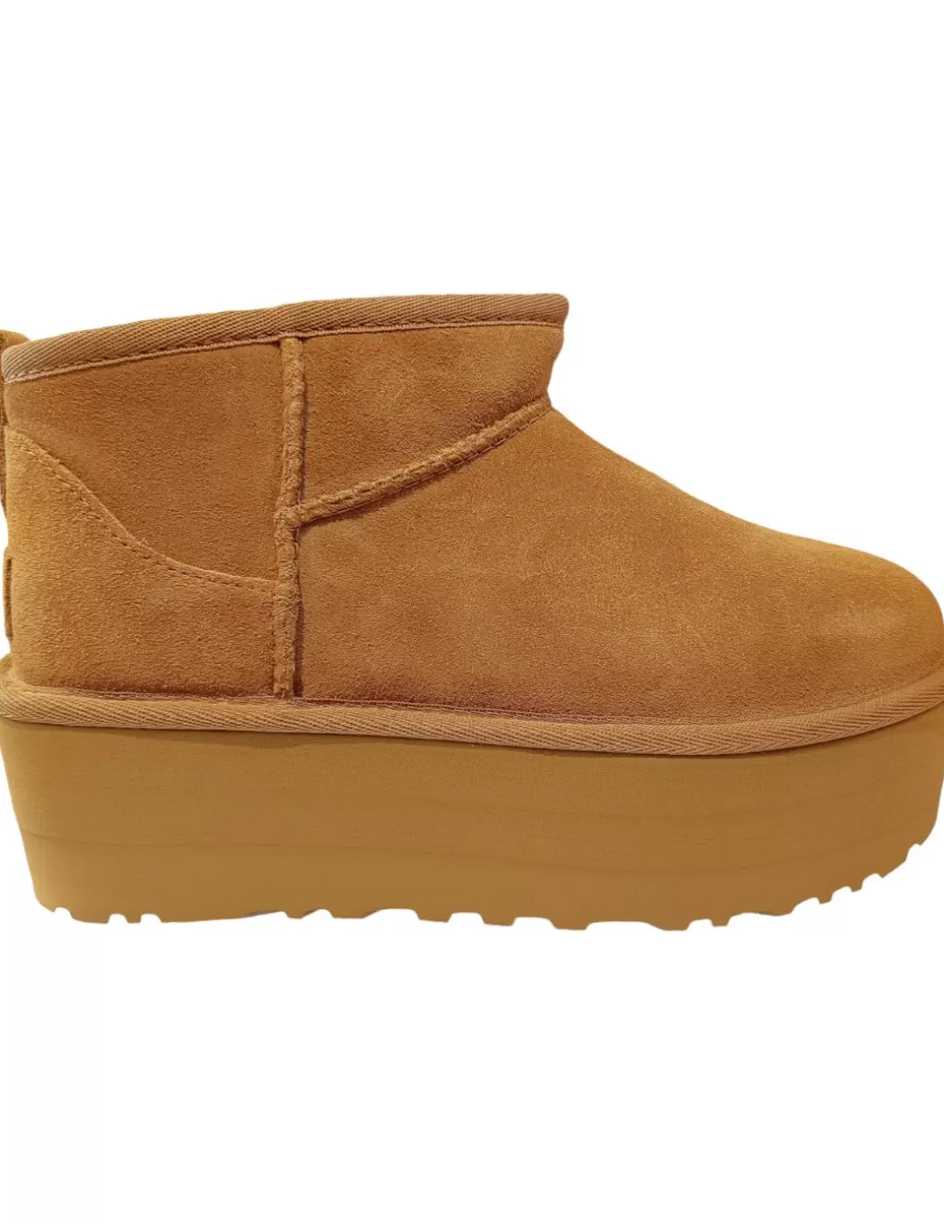 Online UGG Bota Classic Ultra Mini Plataform Camel Beige