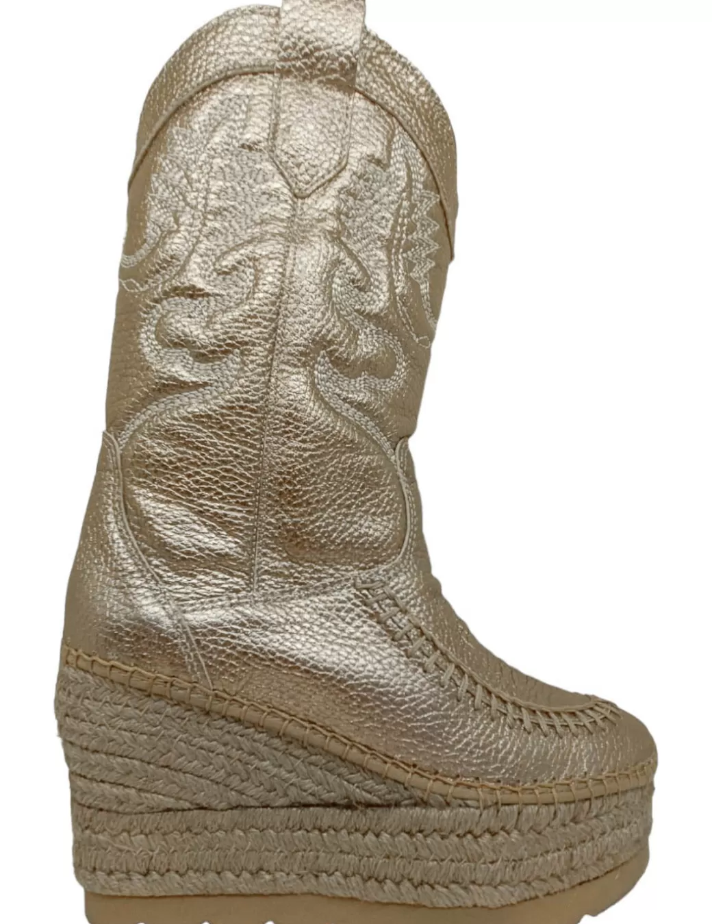 Online Vidorreta Bota Estilo Cowboy Piel 98702 Metal metalizado