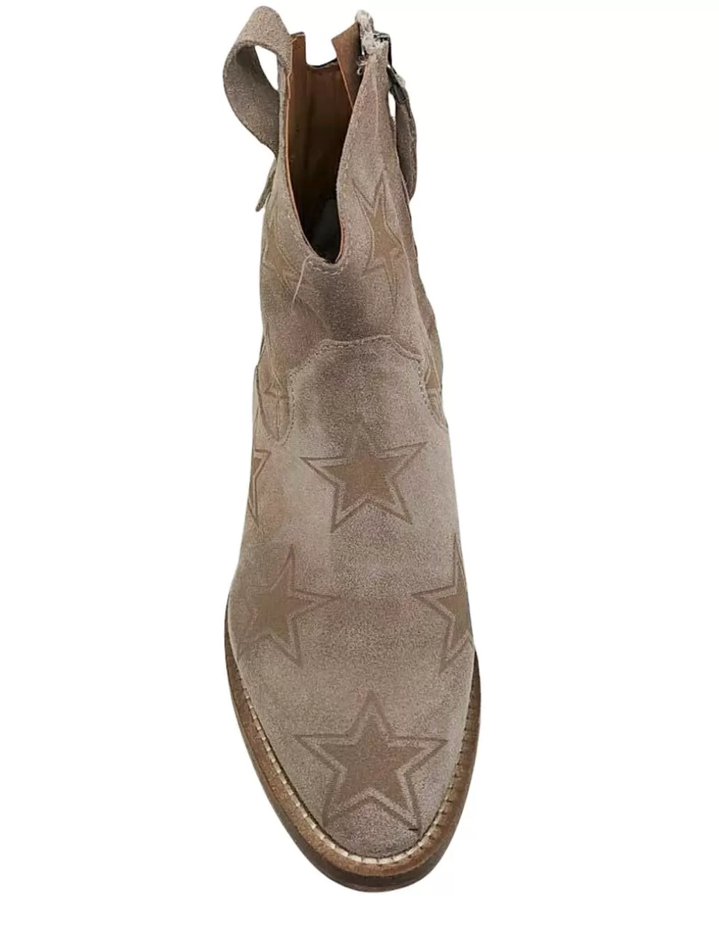 Shop Divinie Follie BOTIN CAMPERO ESTRELLAS Beige