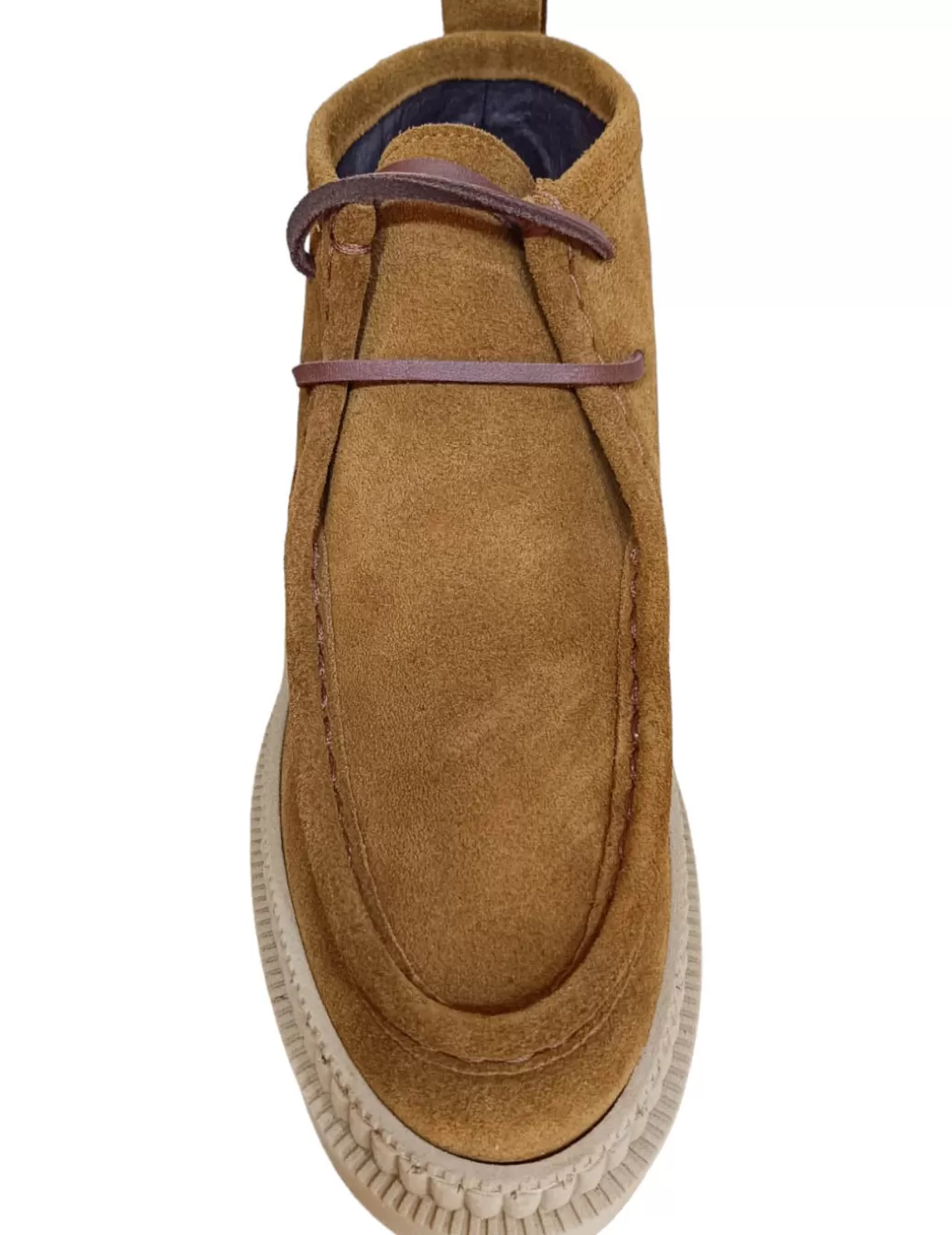 Best Kmb Botín Serraje Cordones 6266 Camel Beige