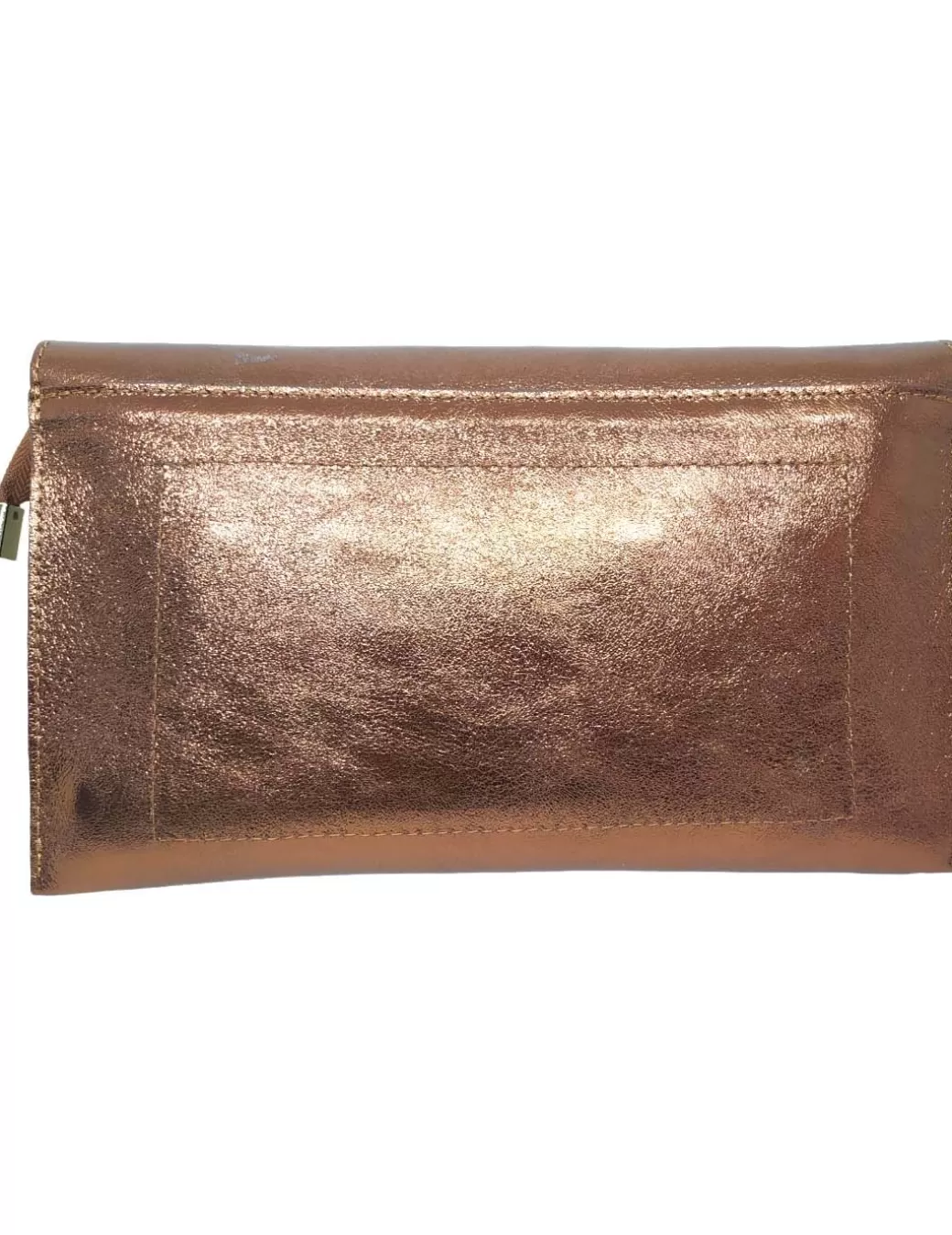 New meladoro Cartera De Piel Lurex Sobre 5388 Marrón Marron