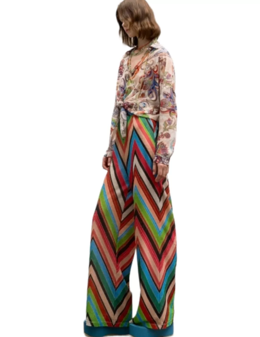 Flash Sale Access Pantalón Lurex Multicolor