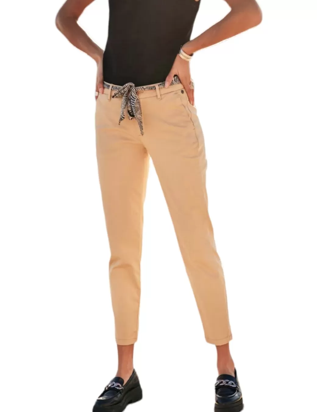 Flash Sale FREEMAN Pantalón Chino Claudia Beige