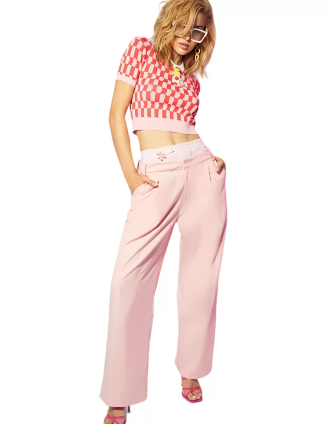 Clearance Lecruel Pantalon 4101 Rosa