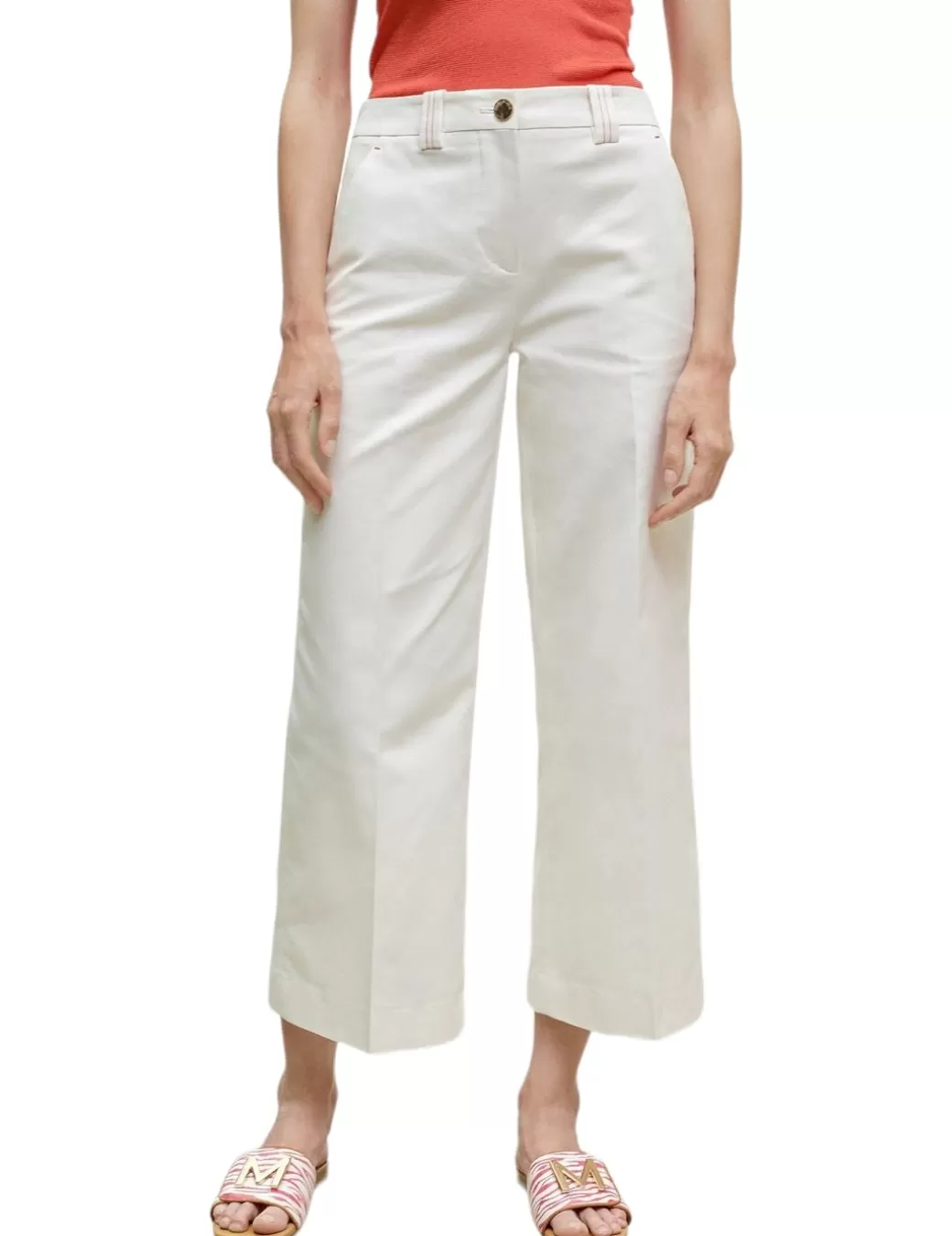 Outlet LOLA CASADEMUNT PANTALON HILOS CONTRASTE Beige