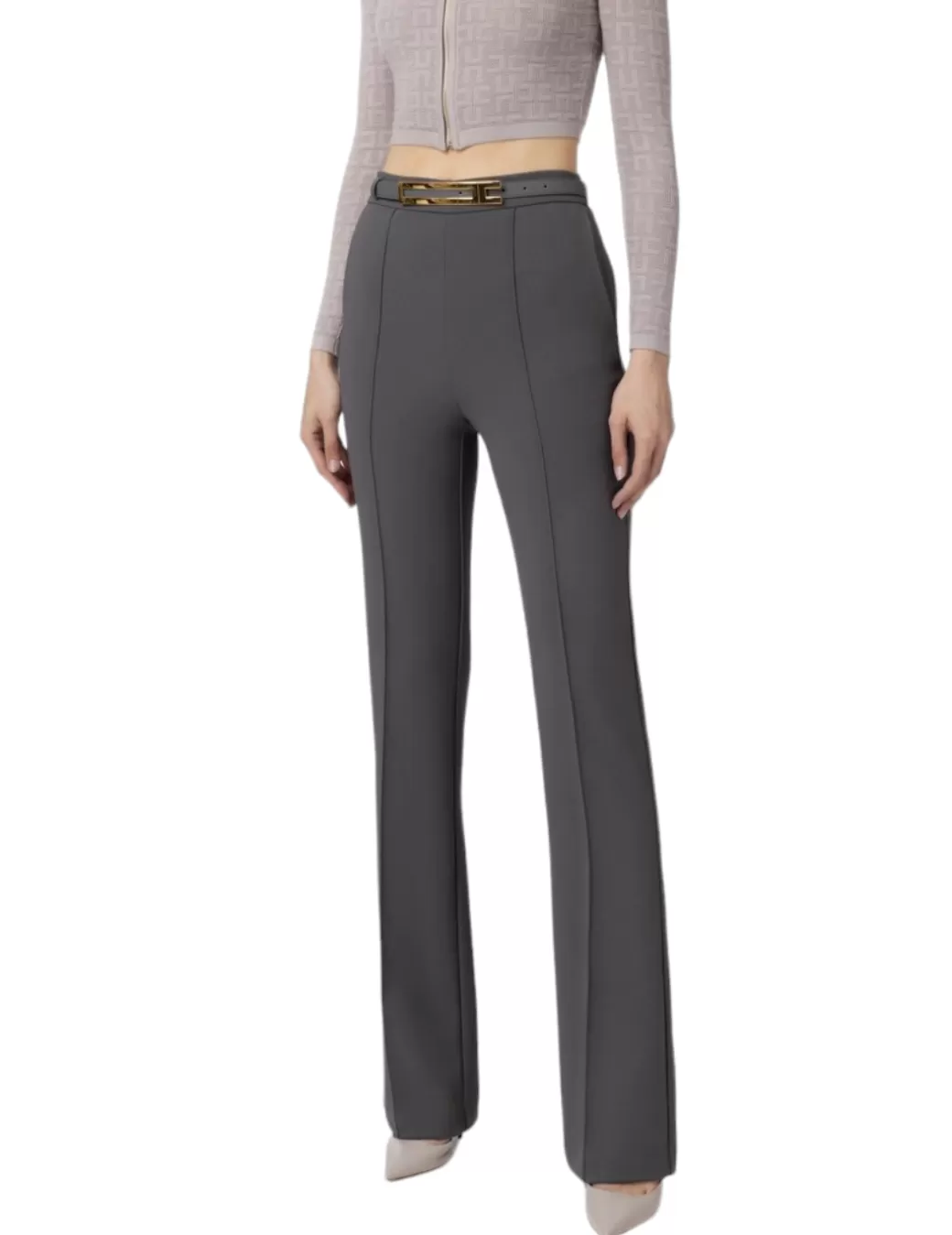 Best Elisabetta Franchi PANTALON PA03442 ELISABETTA Gris