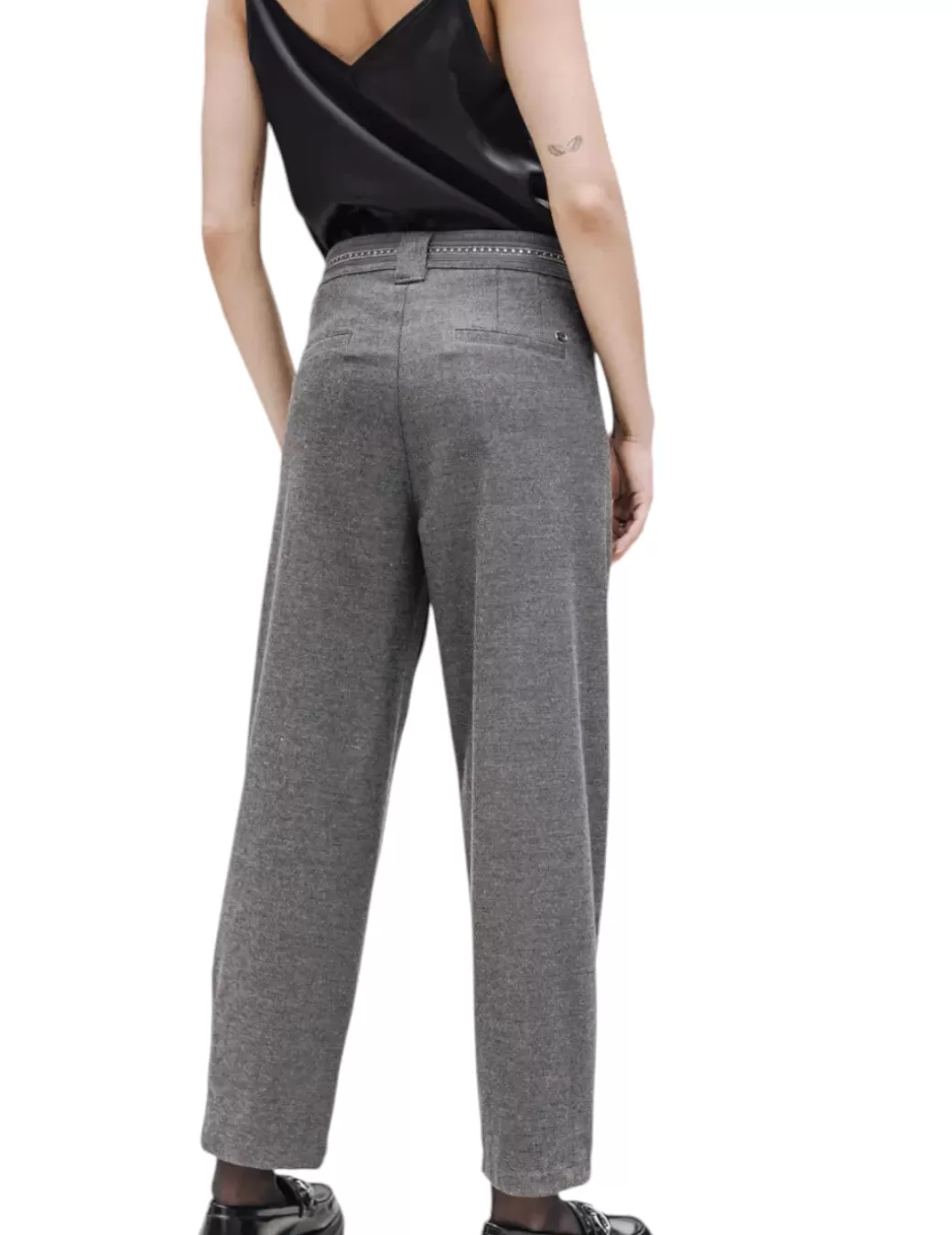 Cheap FREEMAN Pantalon ROSALIA CITY MOSS Gris