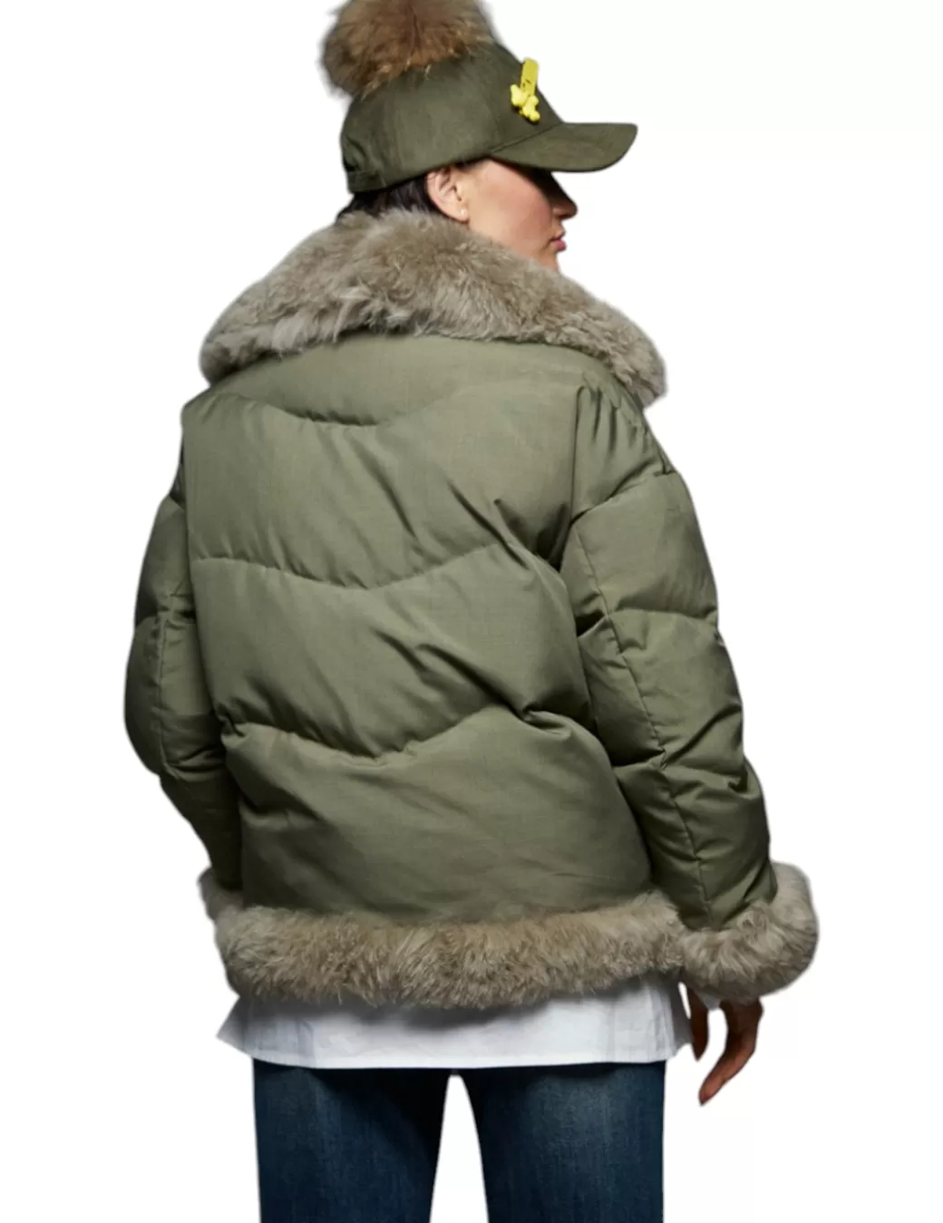 Flash Sale Lecruel Parka 4331 Caqui Piel Verde