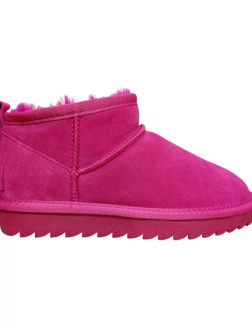 Clearance colorsofcalif Short Winter Boot Fuxia Rosa