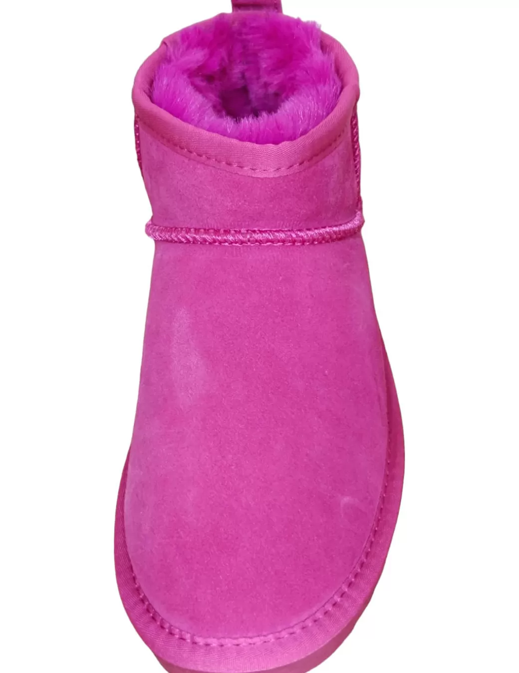 Clearance colorsofcalif Short Winter Boot Fuxia Rosa