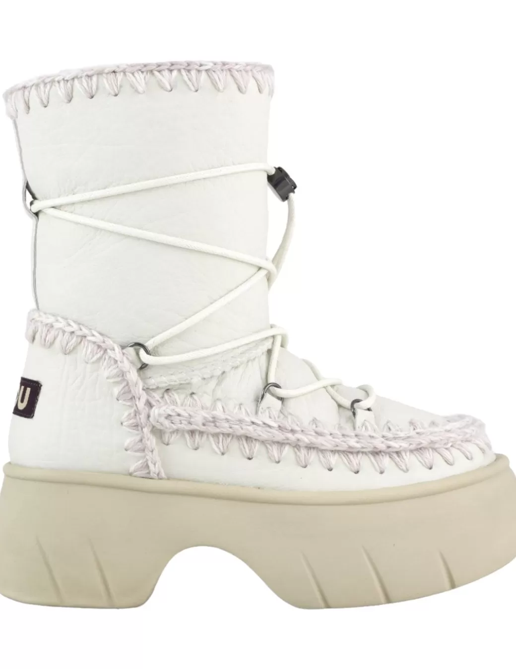 Discount Mou SNOW BOOT NUBUCK TRUE WHITE