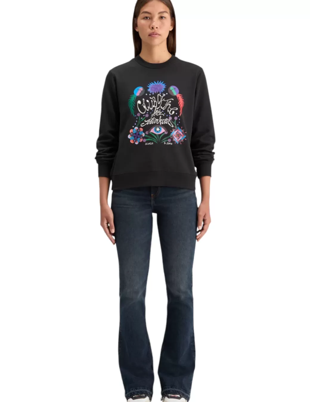 Online Scotch&Soda Sudadera 178174 Negra Negro