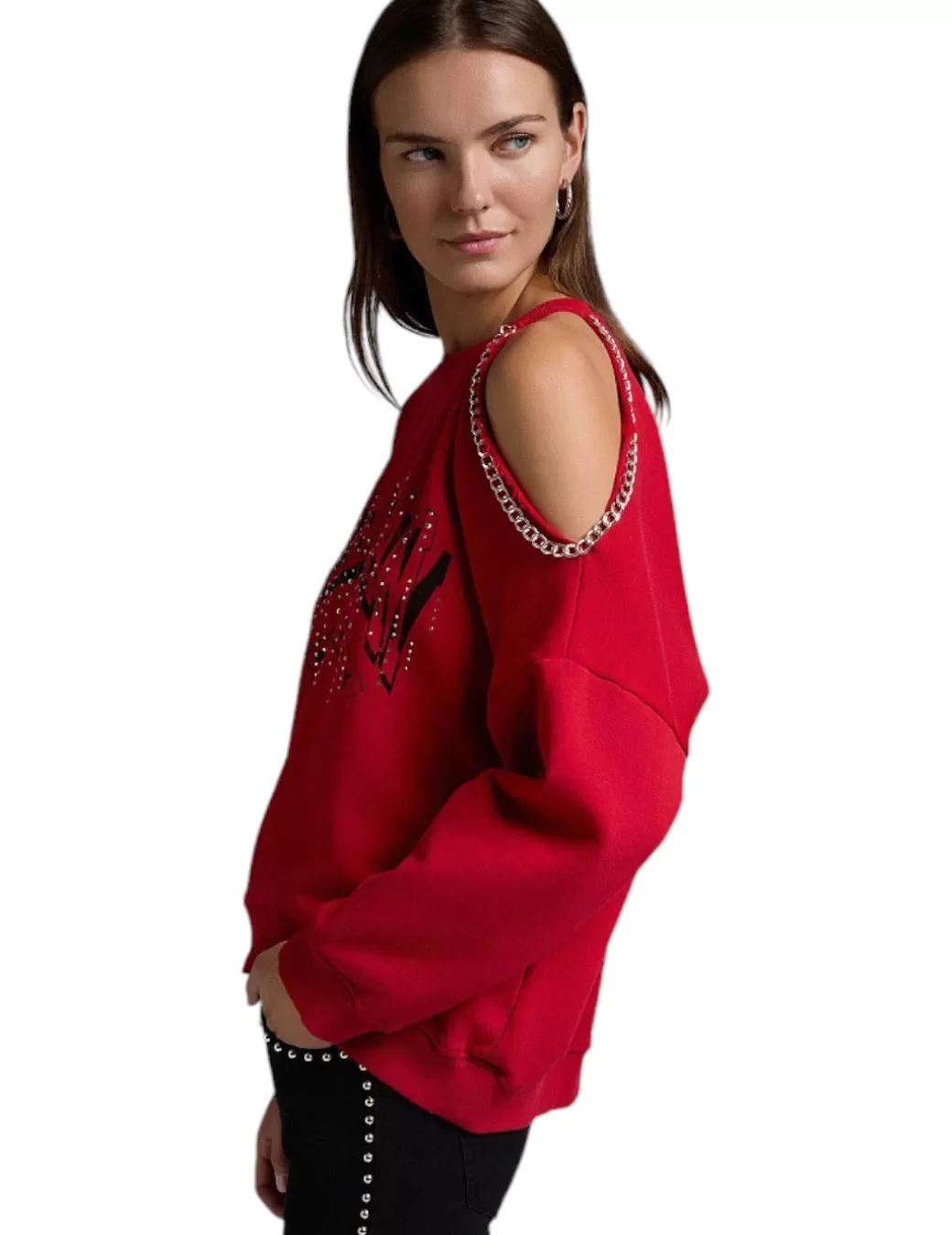 Best BSB Sudadera Cadena Roja Rojo