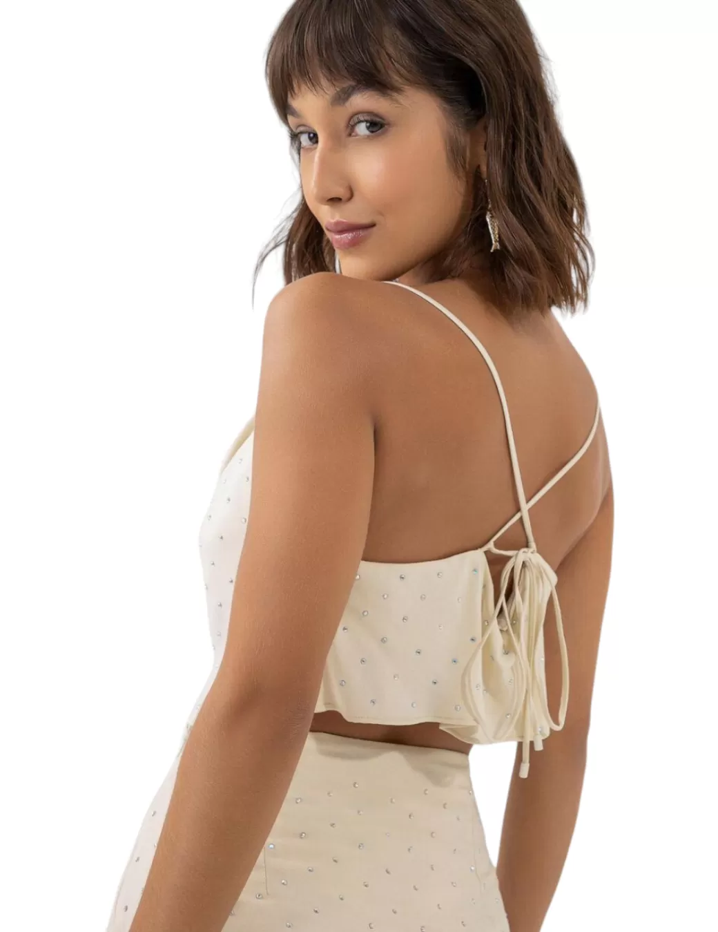 Online LezaLez Top 9212L Beige