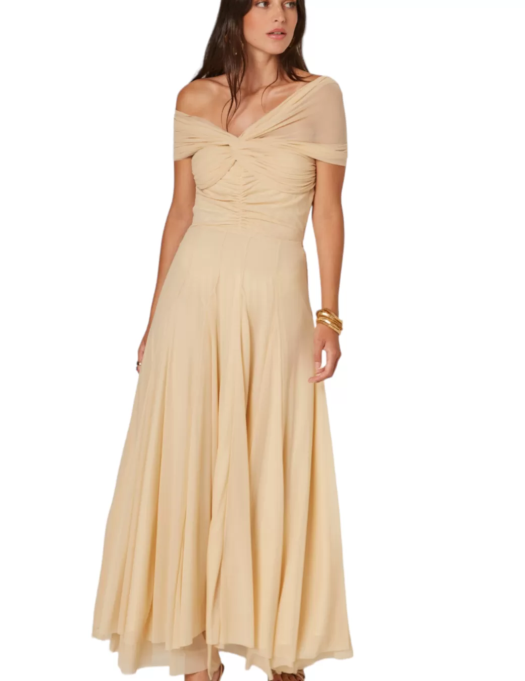 Best Masavi Vestido 2416 Nude Beige