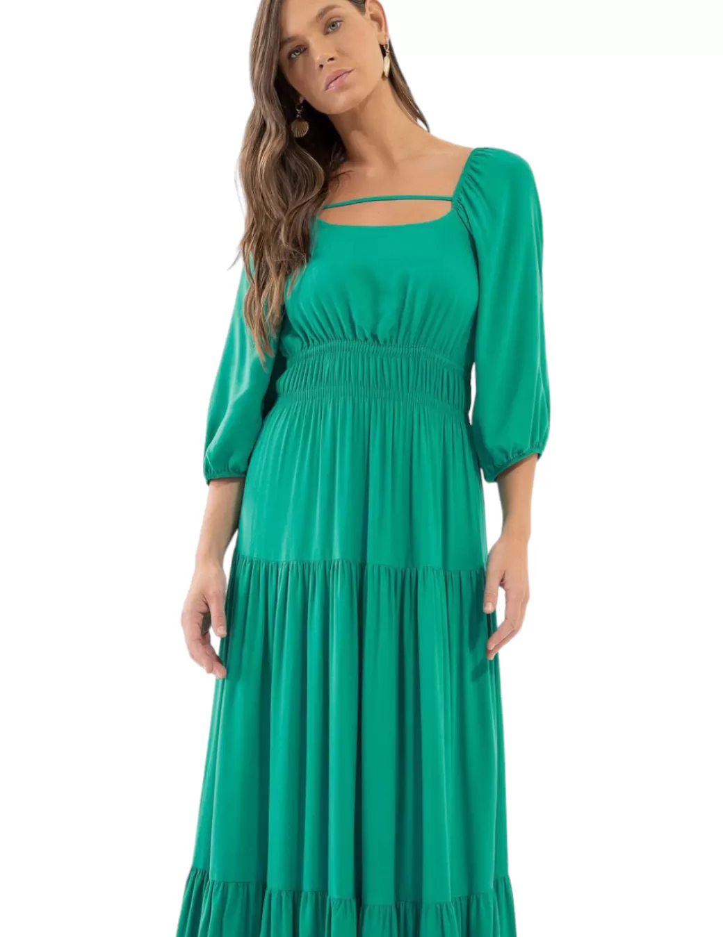 Outlet LezaLez Vestido 9012L Verde