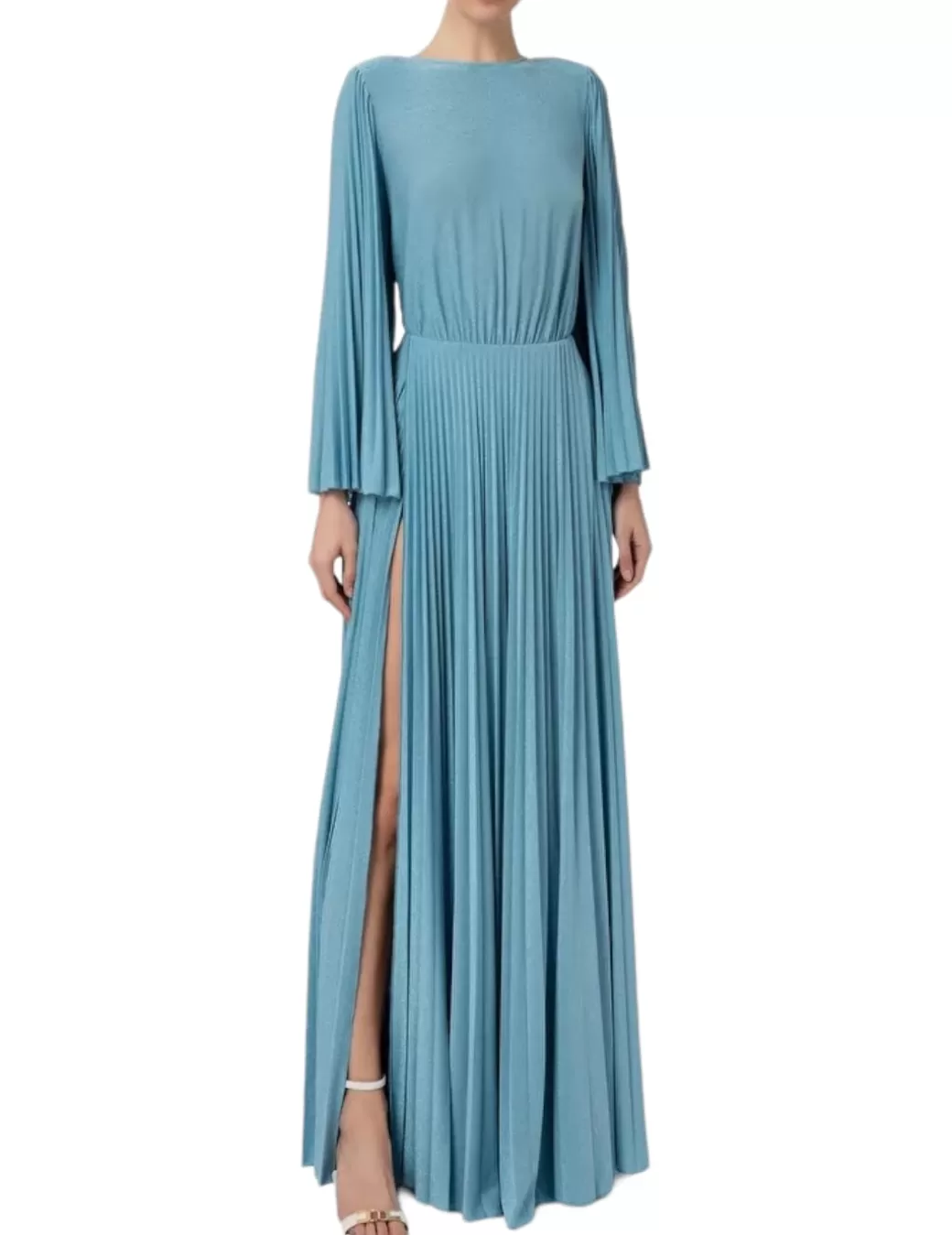 Discount Elisabetta Franchi Vestido Elisabetta Red Carpet Largo Azul