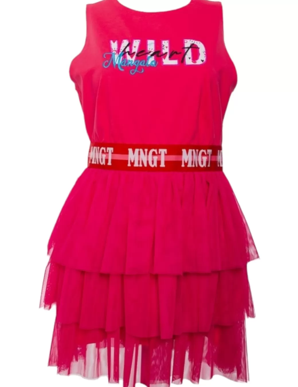 Store Mangata Vestido Tul Wild Fucsia Rosa