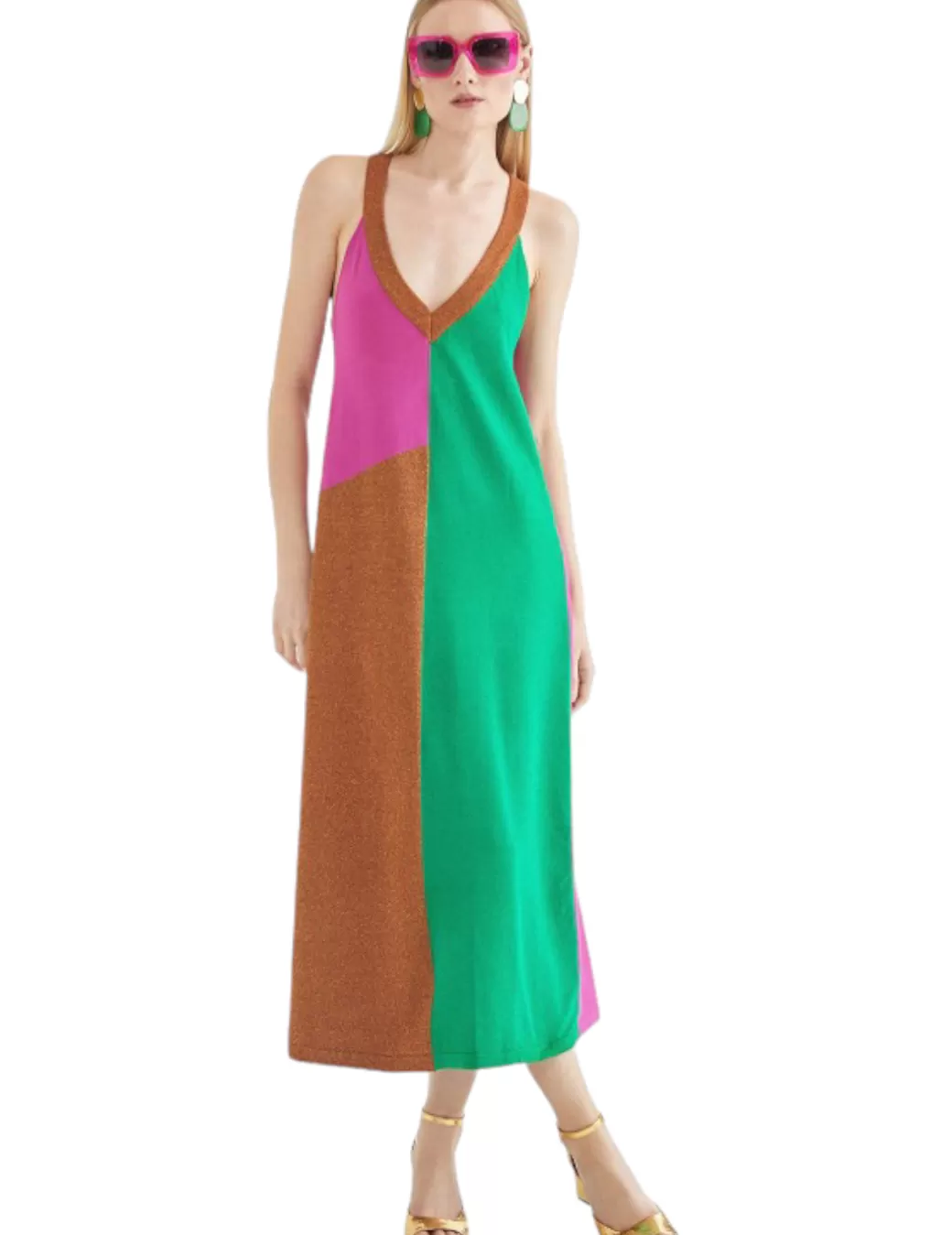 Best Sale LOLA CASADEMUNT Vestido MS2416010 TTricolor Rosa