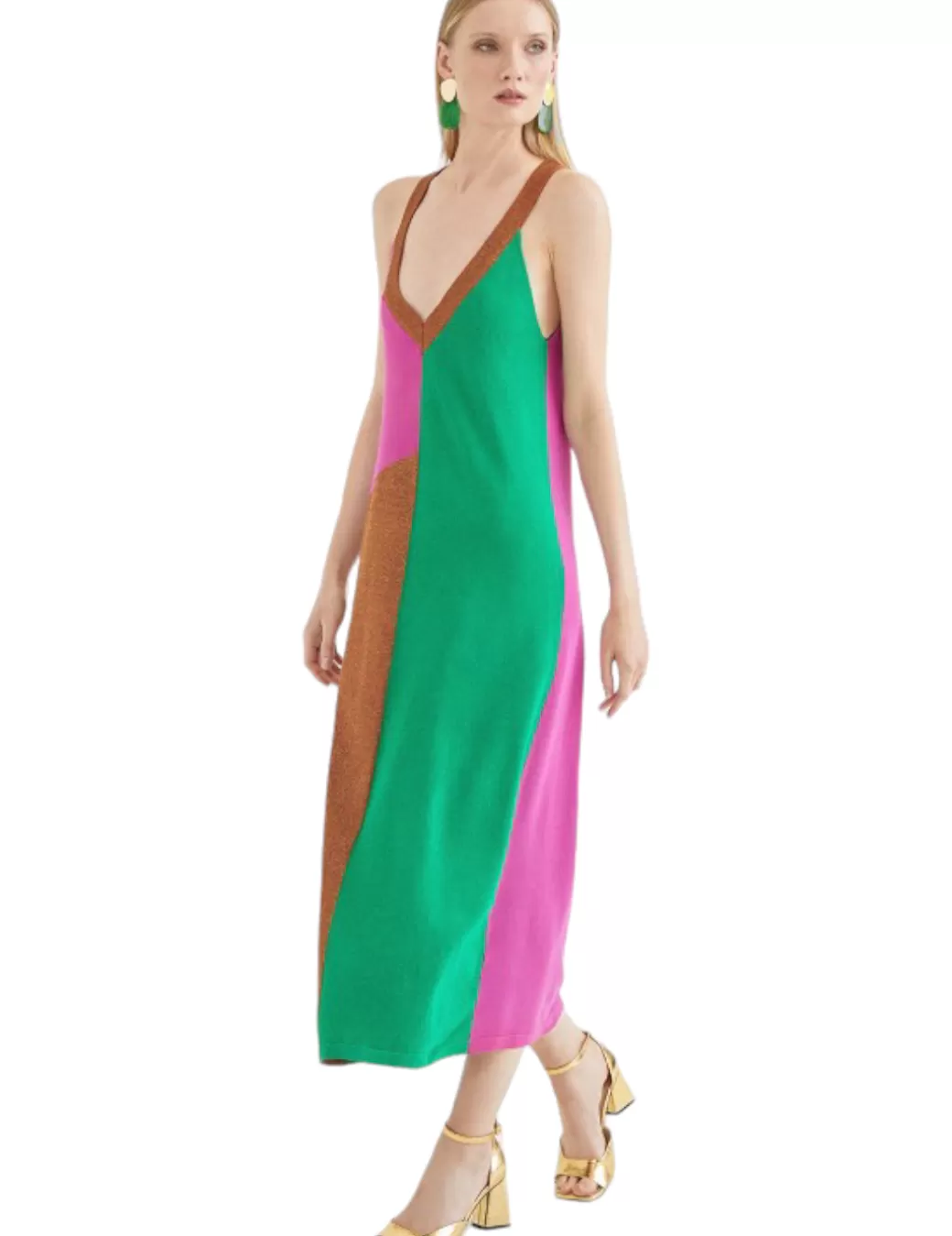 Best Sale LOLA CASADEMUNT Vestido MS2416010 TTricolor Rosa