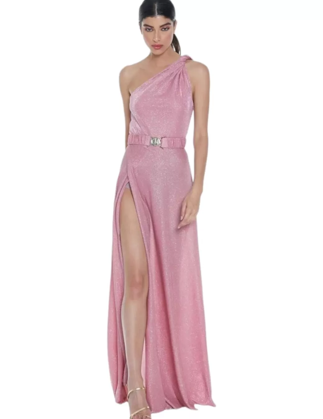 Store Relish Vestido RCP2309578019 Lurex Rosa