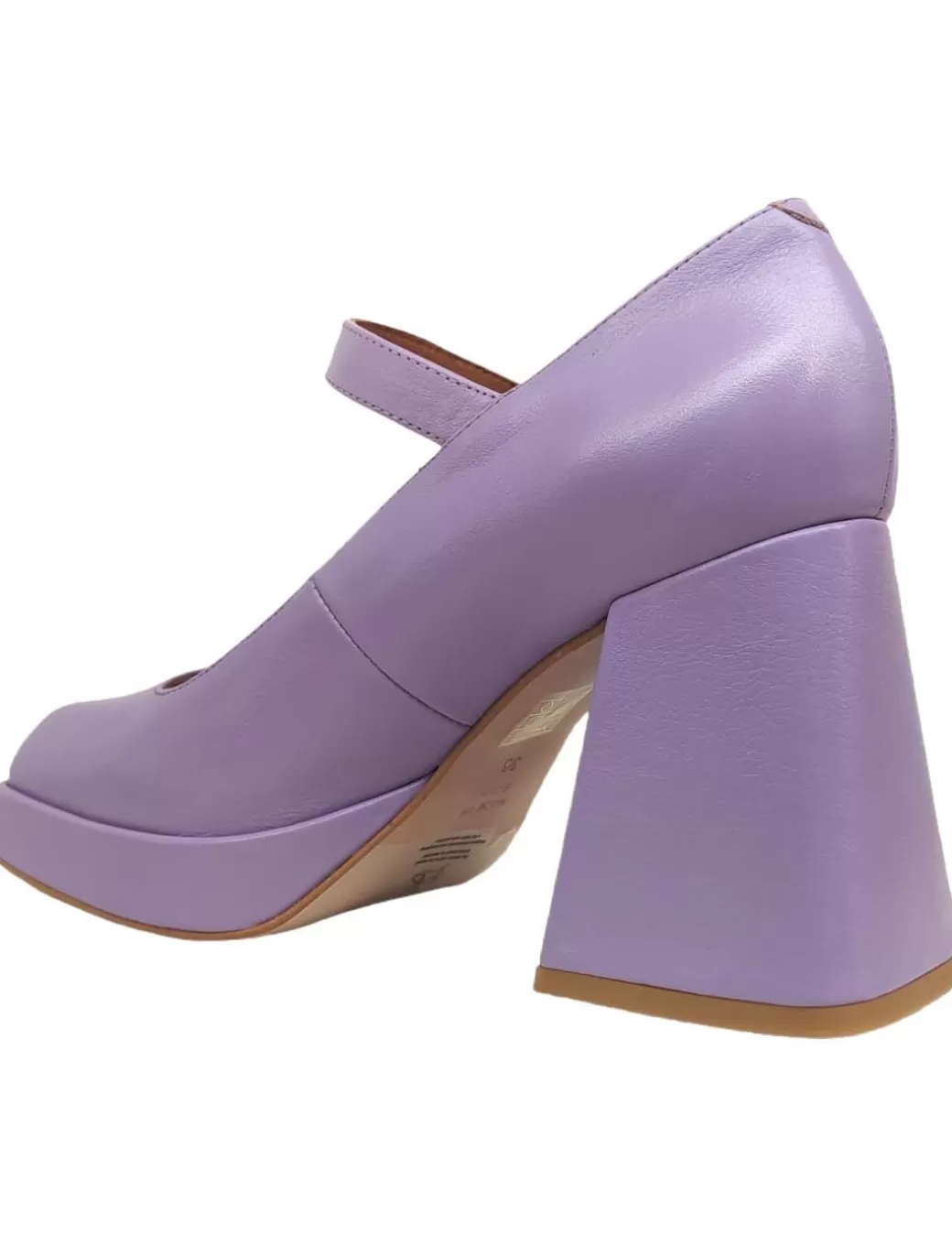 Cheap Angel Alarcon Zapato Mary Jane Con Tacón Angel Alarcón Zakia Flower Malva Violeta