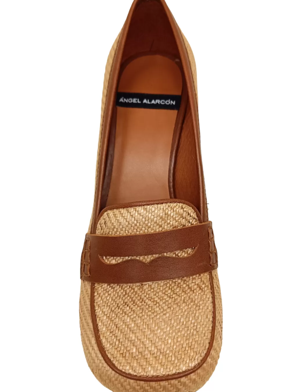 Fashion Angel Alarcon Zapato Mocasín Tacón Abdela Angel Alarcón Marrón Marron