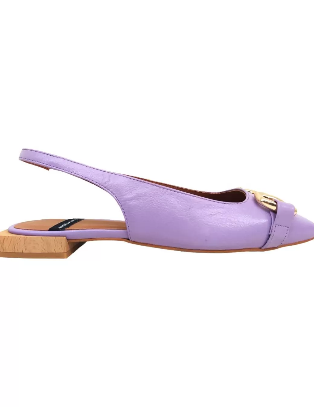 Shop Angel Alarcon Zapato Plano Slingback Angel Alarcón Michele Malva Violeta