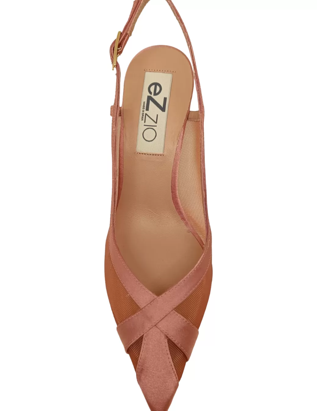 Online Ezzio Dorolatina Zapato Sling Back 52506 Ezzio Nude Beige